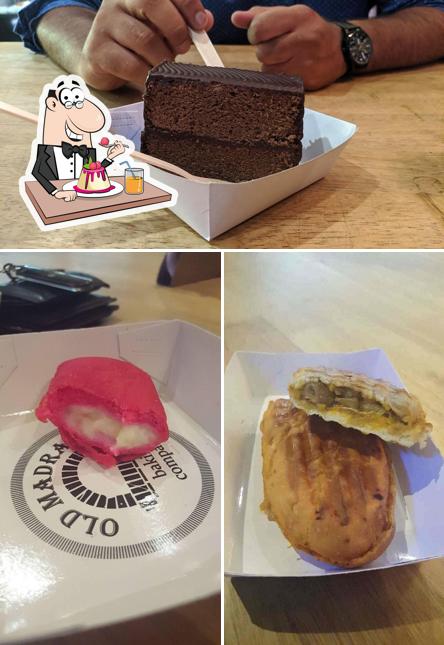 Old Madras Baking Company (Alwarpet) serves a number of sweet dishes