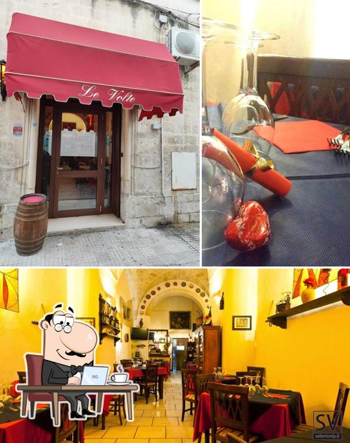 Dai un'occhiata agli interni di Osteria Le Volte