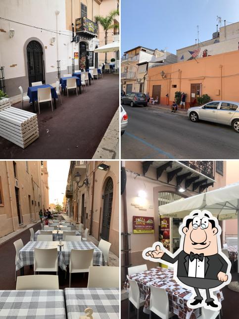 Dai un'occhiata agli interni di Pizza House