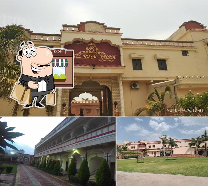 Enjoy the view at the outside area of Hotel Royal Palace