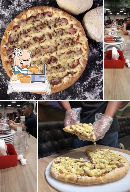 Pão-com-alho em Garagem Pizzas Express