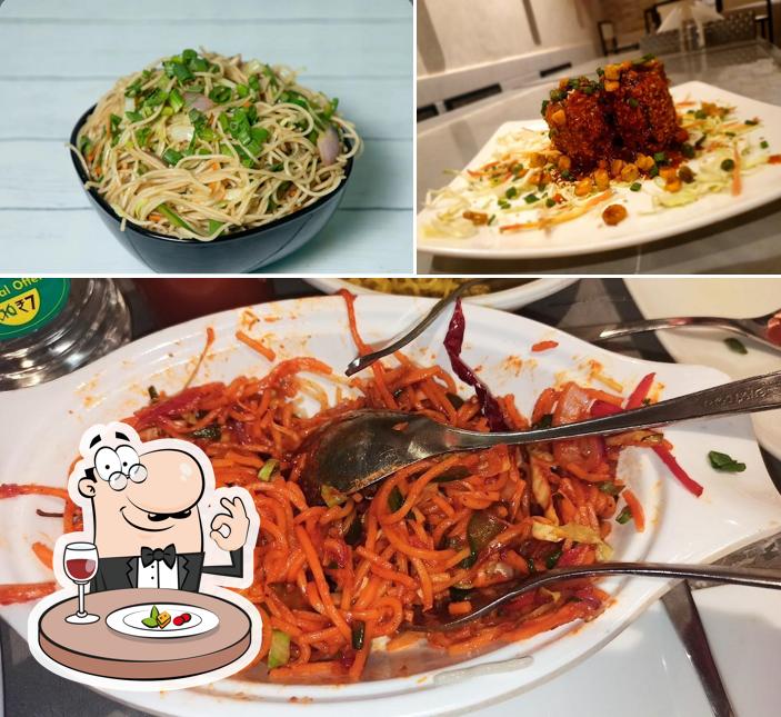 Food at Jalaram café and mess and tiffin centre