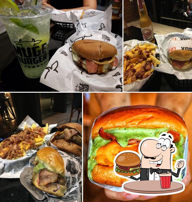 Peça um hambúrguer no Muge Burger