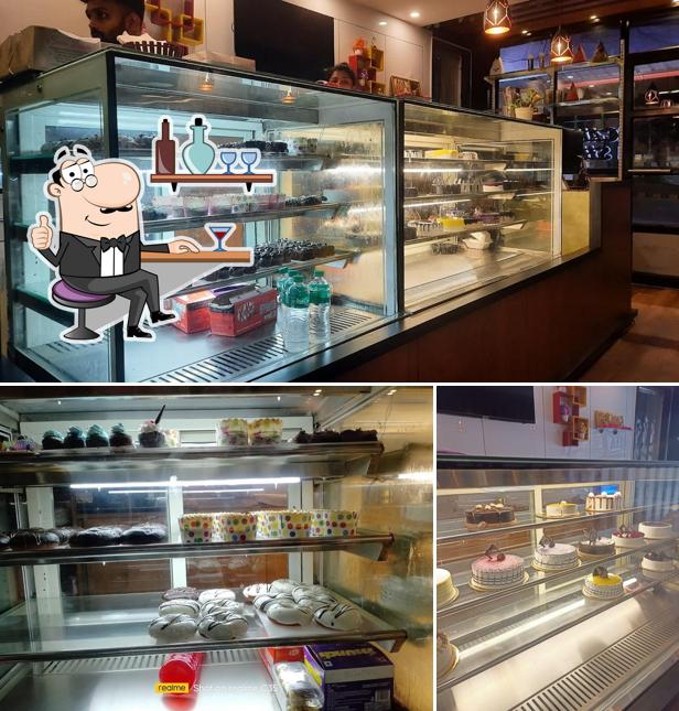 Check out how Seven Leisure Cakes & Dessert shop Mangalore looks inside