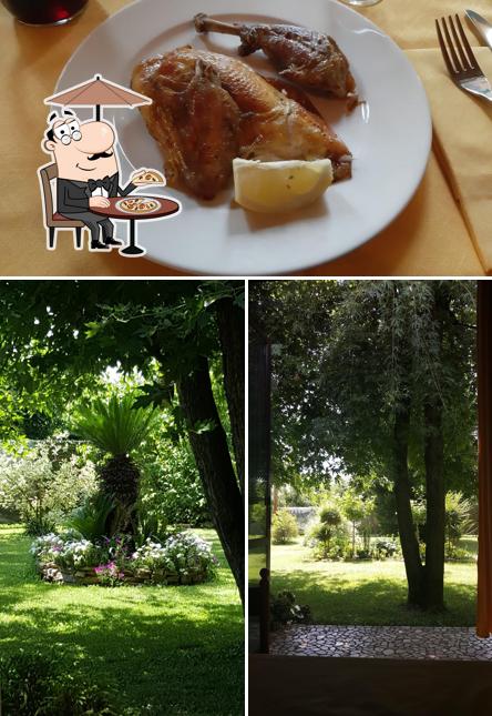 La immagine della esterno e cibo di Trattoria Al Cantone