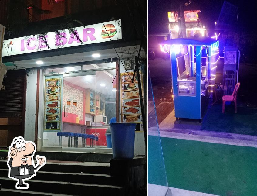 Take a seat at one of the tables at Ice Bar