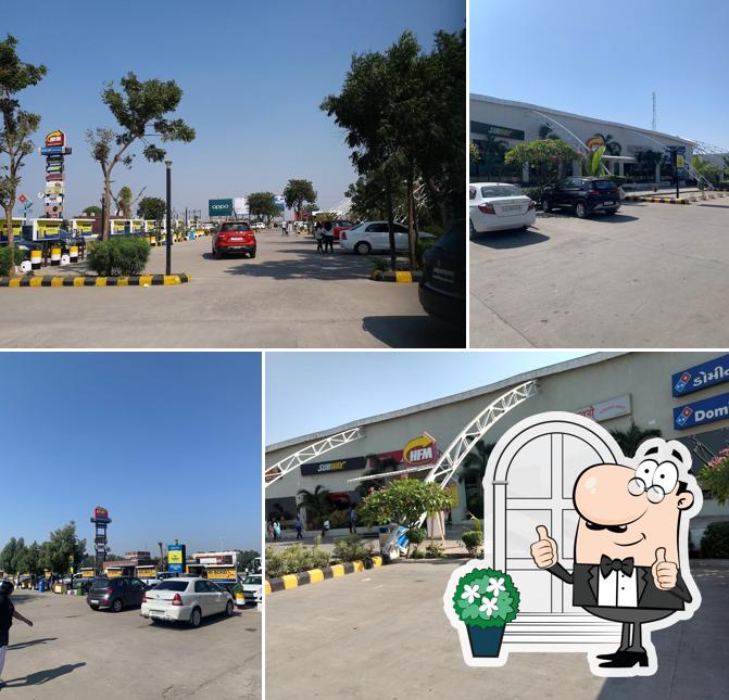 The exterior of McDonald's