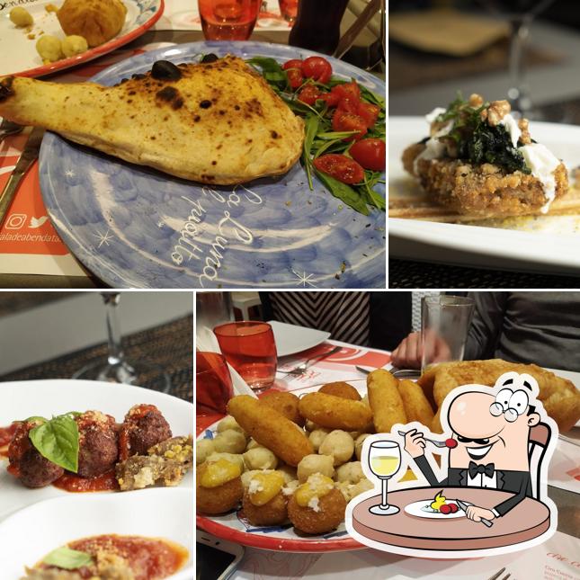 Platti al Pizzeria La Dea Bendata