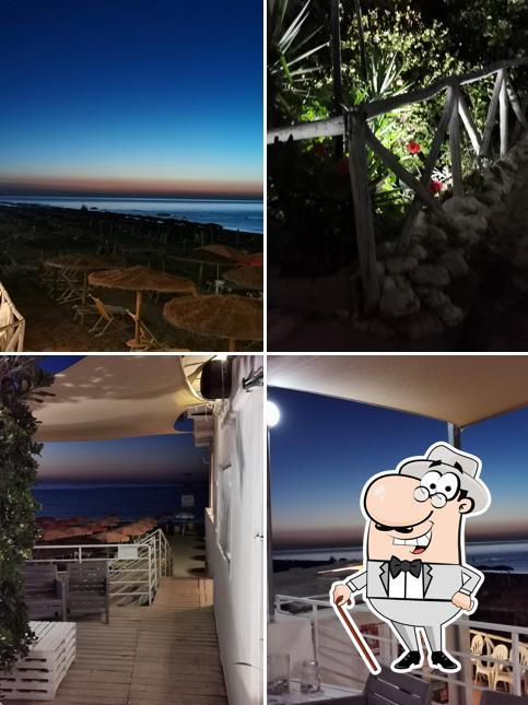 Gli esterni di 2001 Beach stabilimento balneare