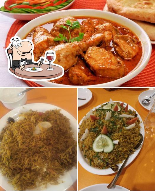 Food at Grand Mughal Darbar Restaurant