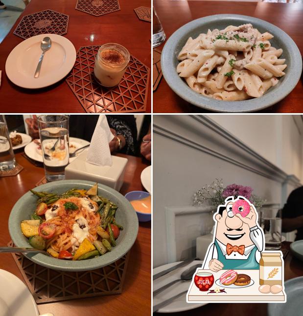 NAURA BISTRO serves a selection of sweet dishes