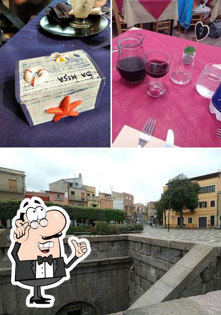 Siediti a un tavolo di Sa Mesa Trattoria Pizzeria