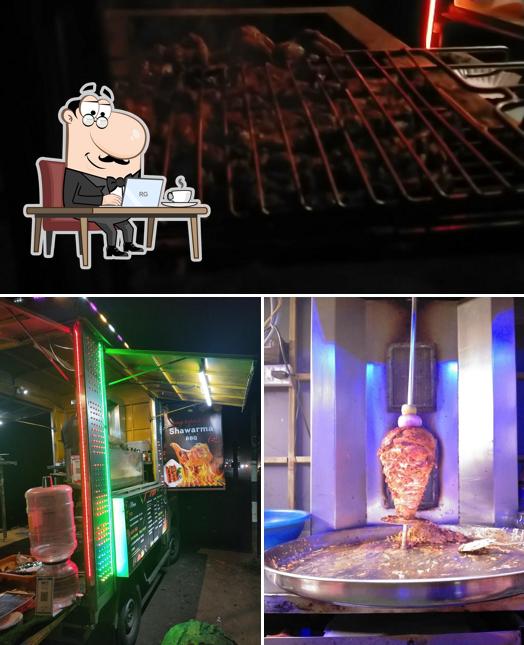 Sri Agnihotra shawarma & BBQ ( food truck ) is distinguished by interior and food