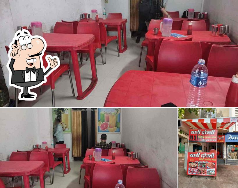 The interior of Hotel Yari Dosti Family Chinese corner