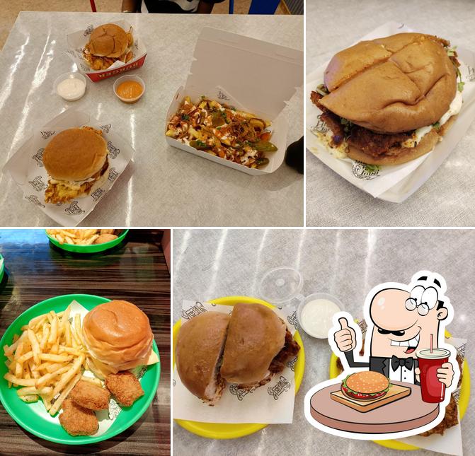 Order one of the burgers served at The High Joint Navalur