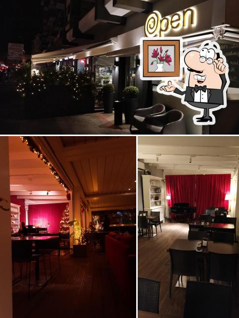 Gli interni di Opencafè