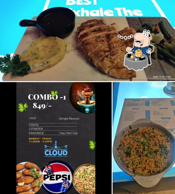 Food at Cloud Shisha Cafe