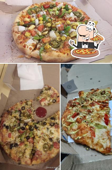 Pick different kinds of pizza