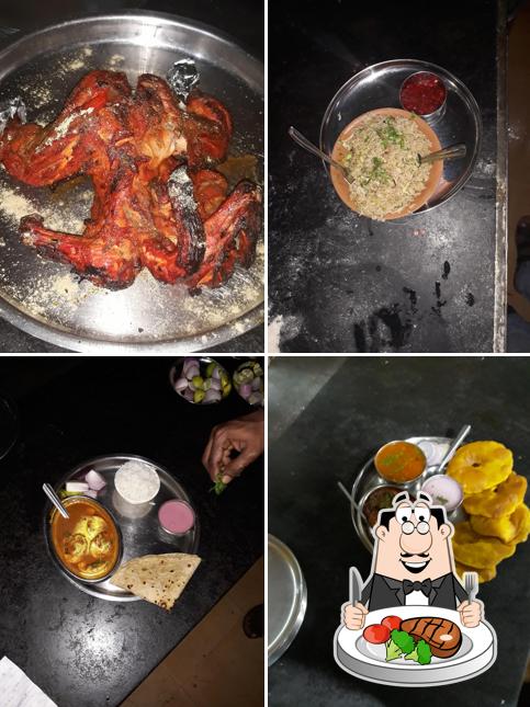 Hotel Spicy Tadka offers meat meals