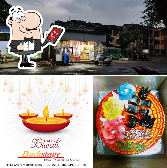 The exterior of Back Stage