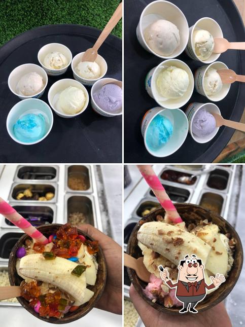 Food at Iceberg Organic Icecreams