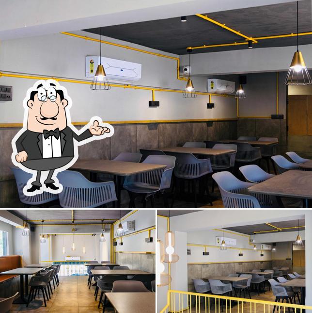 The interior of Pizzawala's Best Pizza in Vadodara