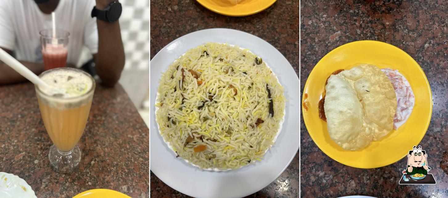 Food at Sheeba restaurant