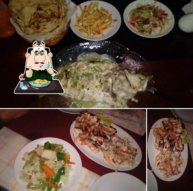 Meals at Sunset beach hotel and restaurant