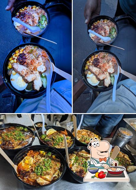 Paella at Taj's Korean street food truck