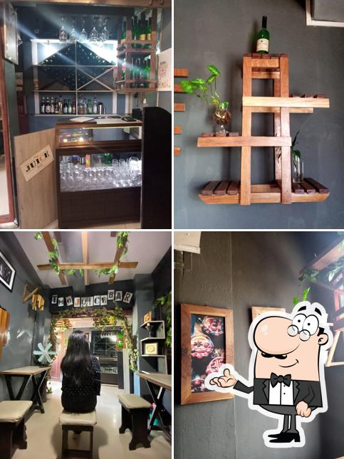Take a look at the image depicting interior and drink at The Juice Bar