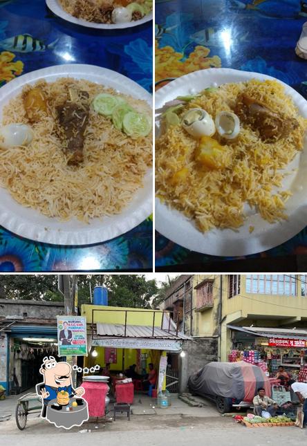 This is the image showing food and exterior at Ashirbad Biriyani
