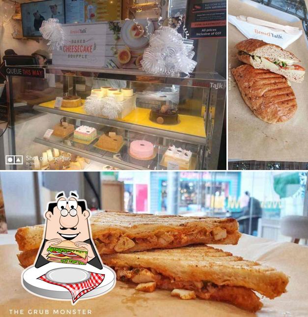 Pick a sandwich at Bread talk