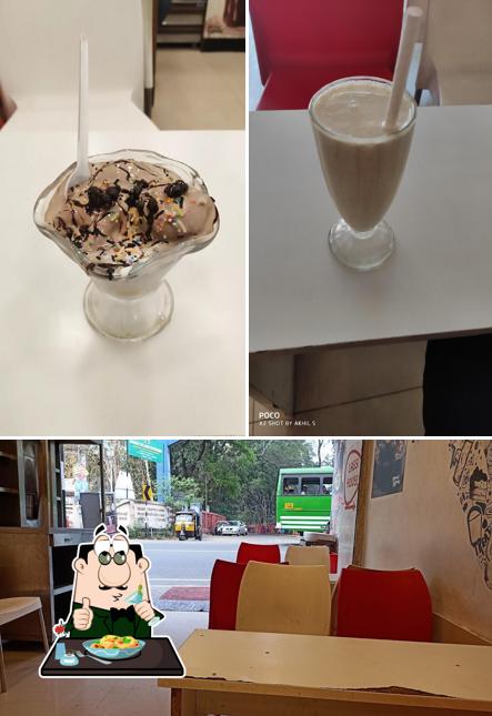 The picture of food and exterior at FREAK SHAKE