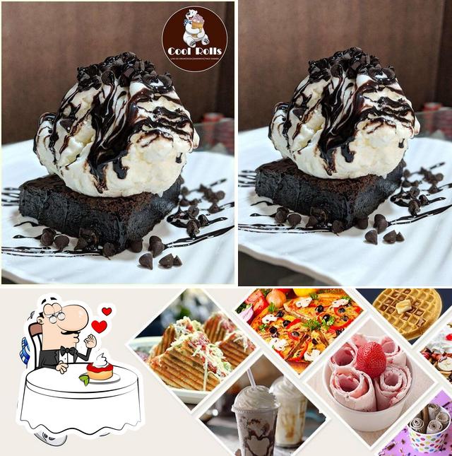 Cool Rolls serves a selection of desserts