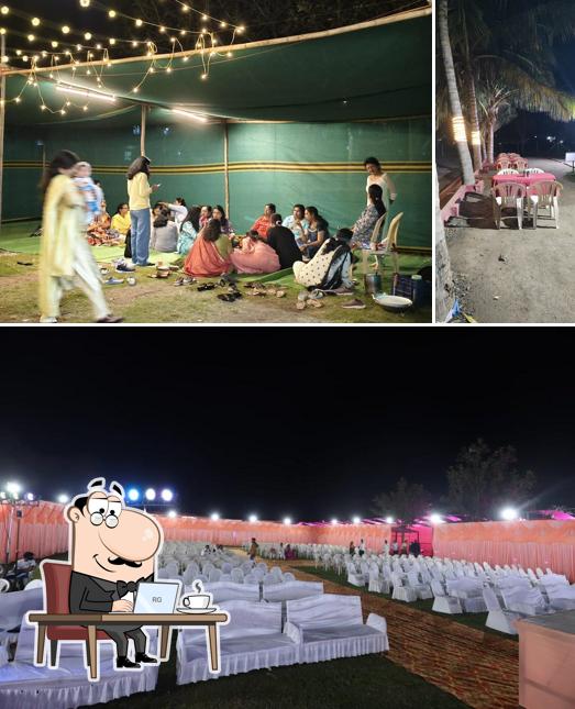 Nimantran Veg Resturant is distinguished by interior and food