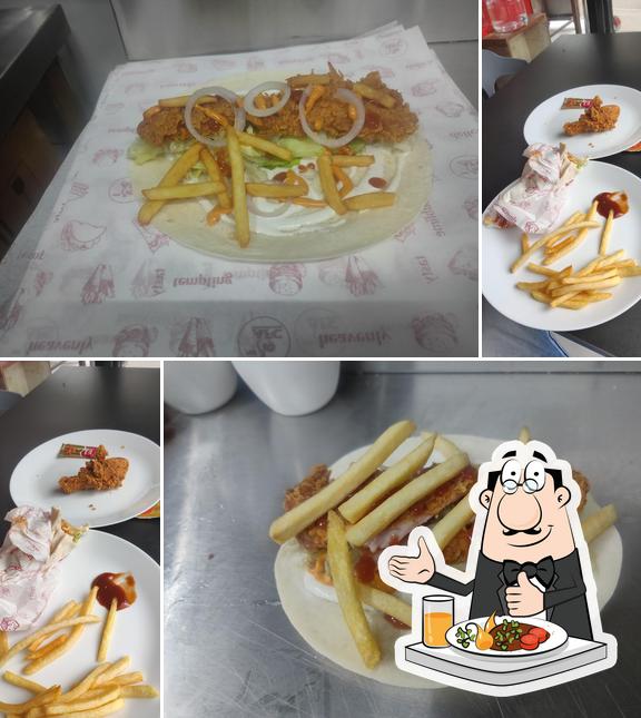 Food at AFC ( THE AMERICAN FRIED CHICKEN )