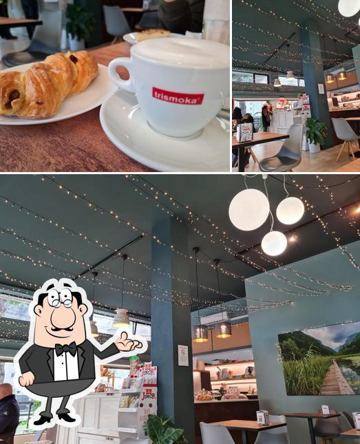 Caffetteria MomA si caratterizza per la interni e cibo