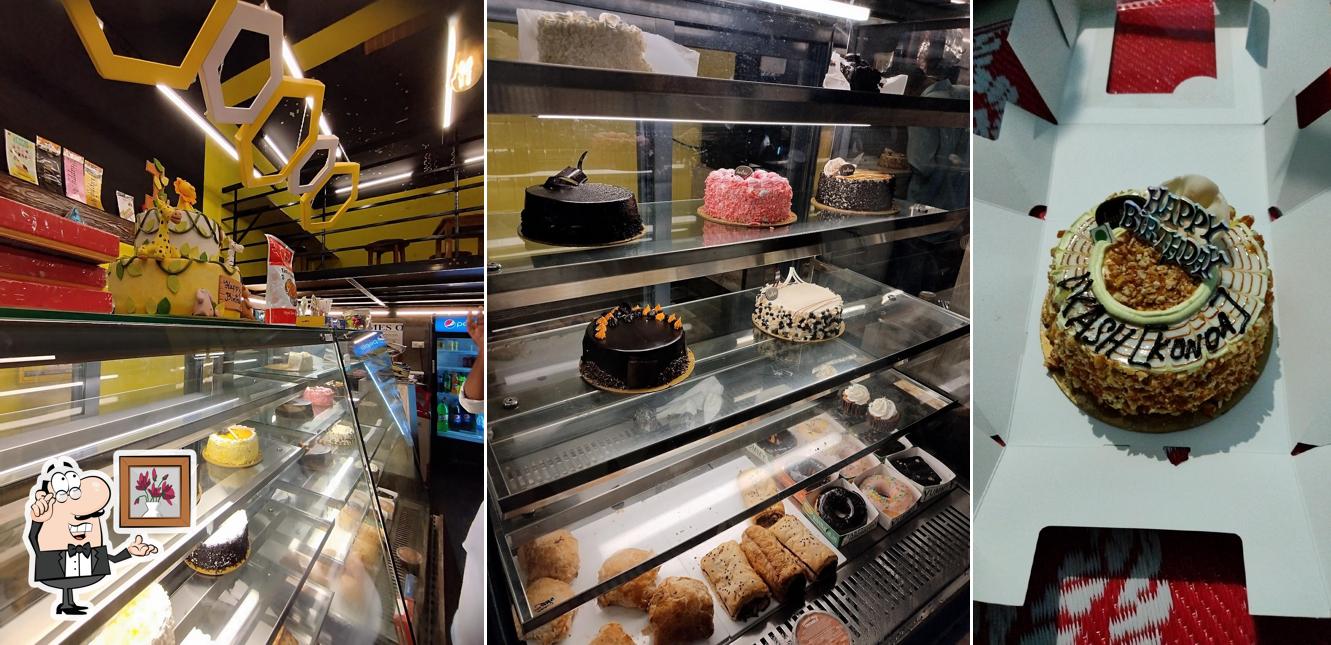 The interior of Just Bake Navanagar