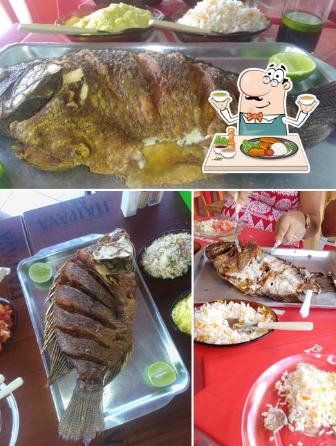 Platos en Kiosk Beira Rio