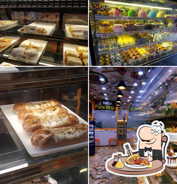 Get pizza at The Benaras Bakery