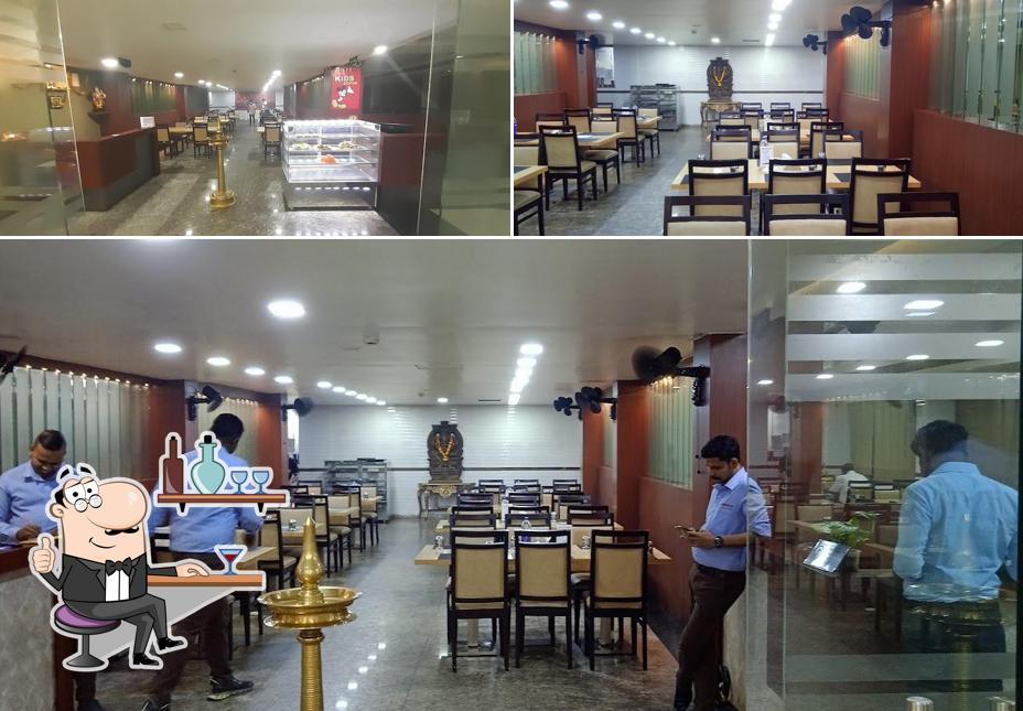 The interior of Vrindavan Inn