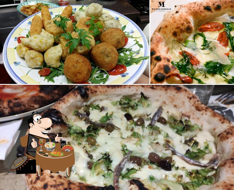 Cibo al Pizzeria Mangiafoglia