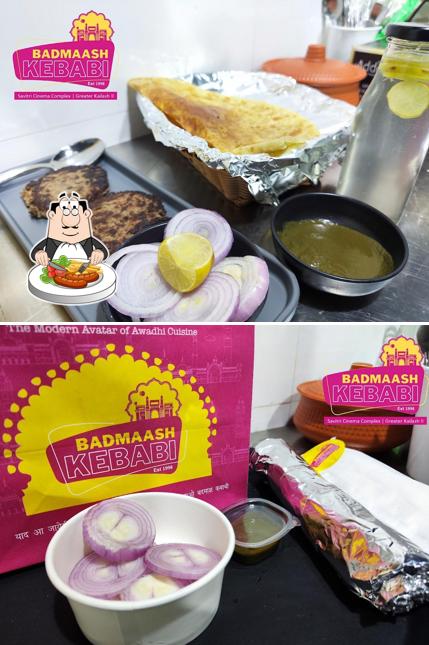 Food at Badmaash Kebabi