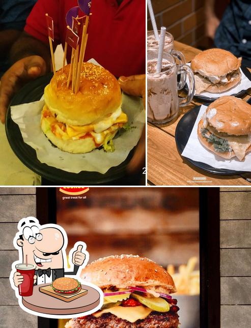 Try out a burger at Burger Lounge Nadapuram