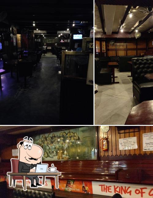 The interior of Downtown Pub