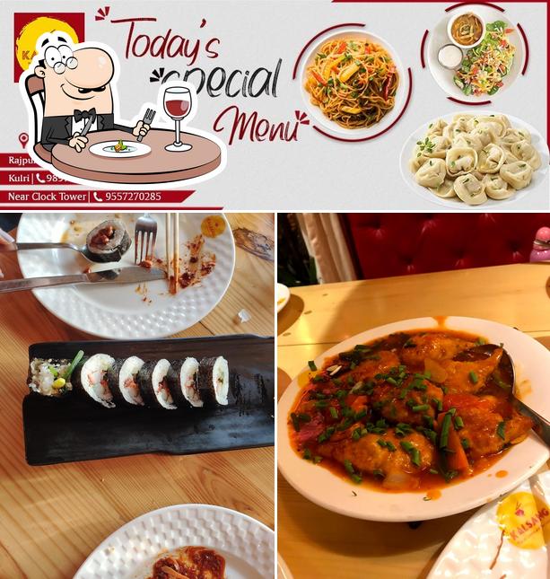 Food at Kalsang Restaurant