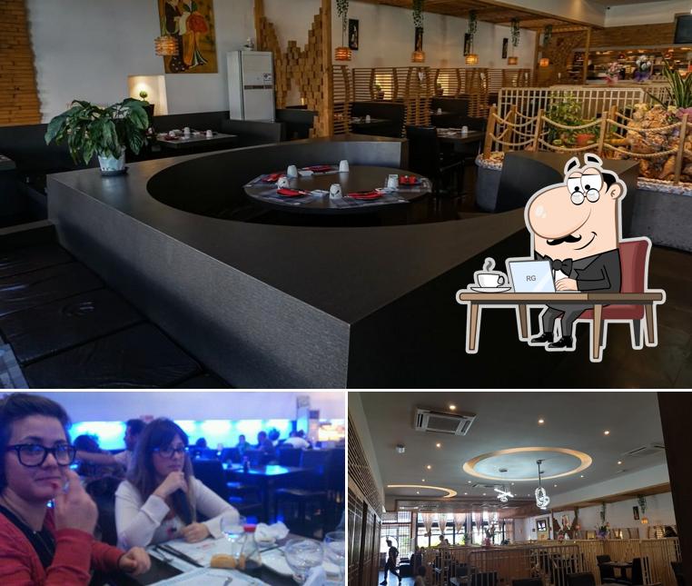 Gli interni di Kinki Sushi Cucina Cinese e Giapponese