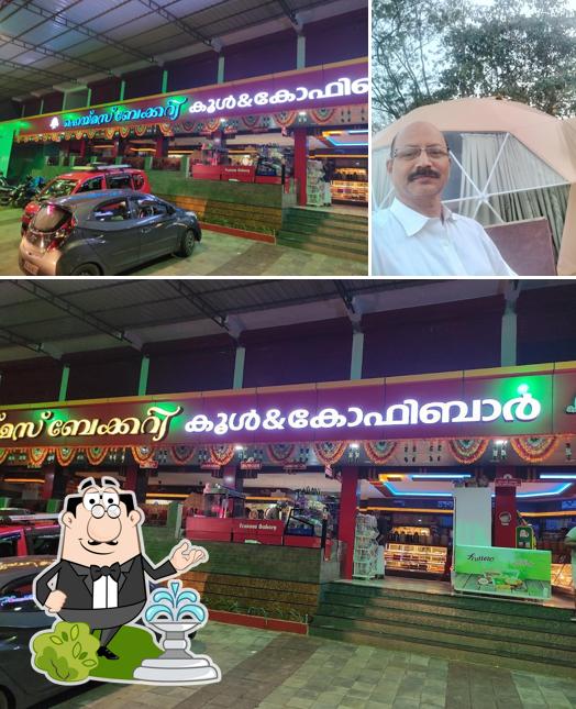 The picture of exterior and interior at Malabar Hotel