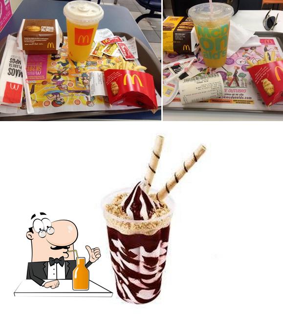 Desfrute de uma bebida no McDonald´s