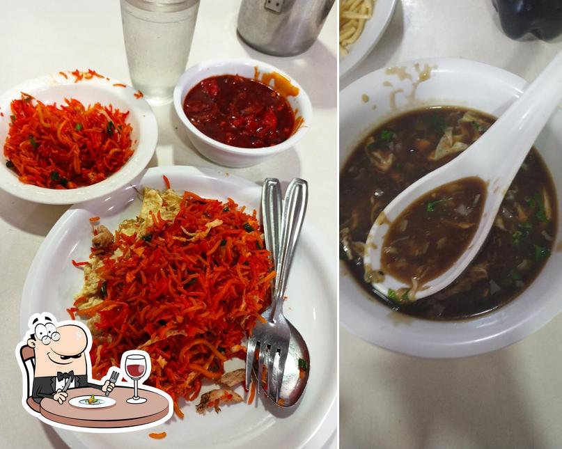Food at New India Restaurant